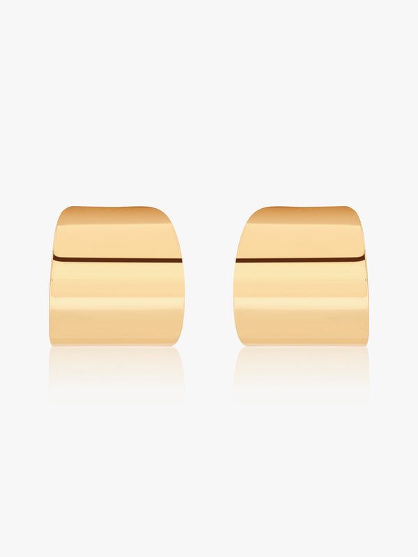Gleam Ring Hoop Earrings