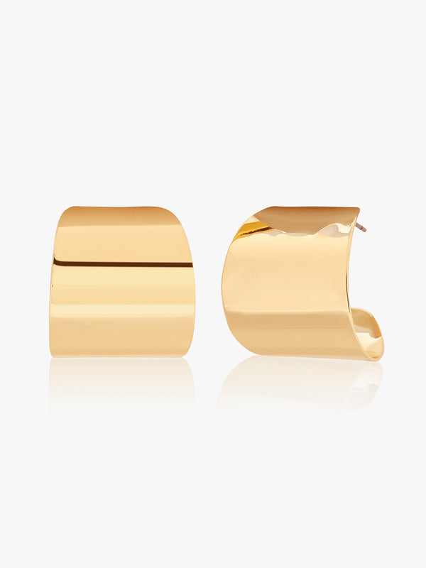Gleam Ring Hoop Earrings