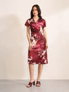 Marsala Midi Dress