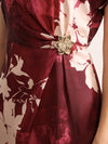 Marsala Midi Dress