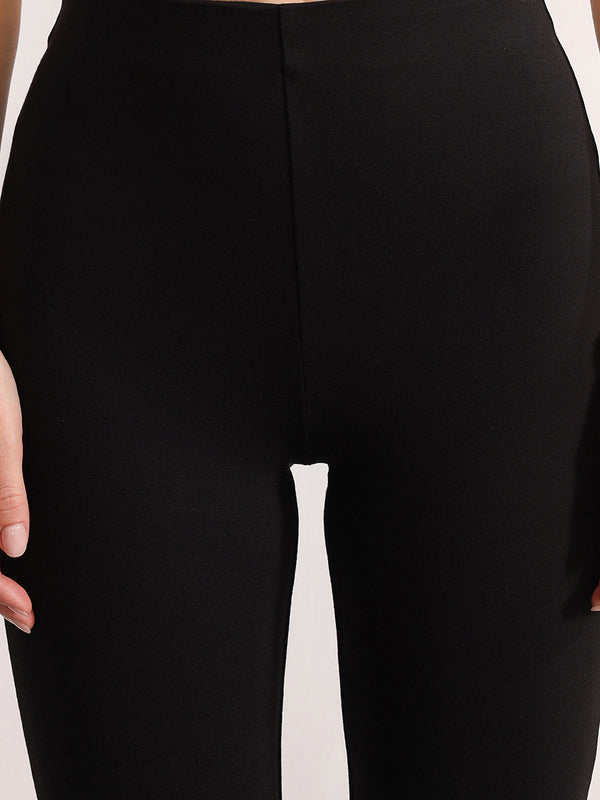 Cleo 2 Strt Jeggings W Side Slit