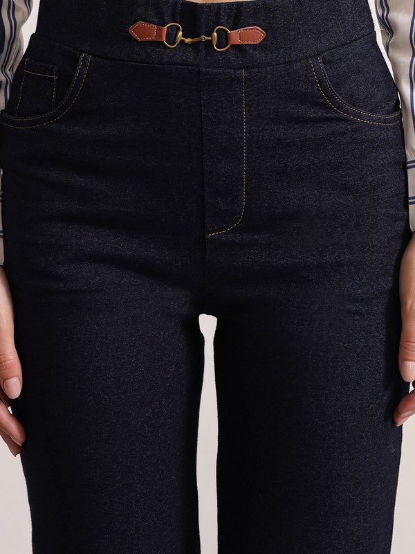 Denim Straight Jeggings