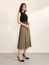 Network Midi Dress With Belt