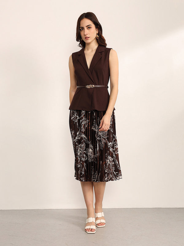 Industry Midi Dress With Belt