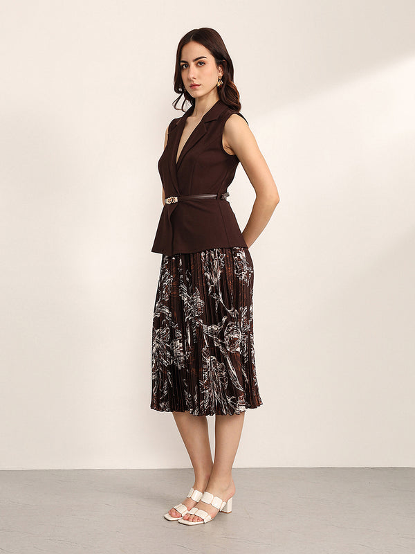 Industry Midi Dress With Belt