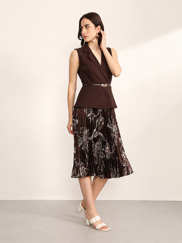 Industry Midi Dress With Belt