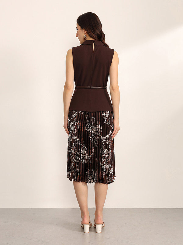 Industry Midi Dress With Belt