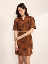 Cupola Mini Dress With Belt