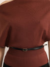 Project Winter Top With Belt