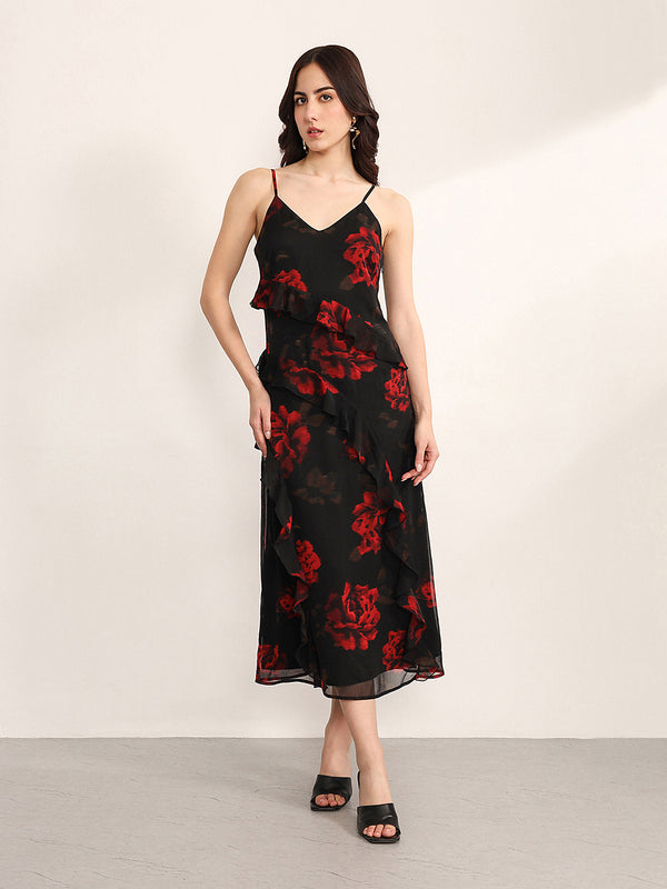Brushstoke Maxi Dress