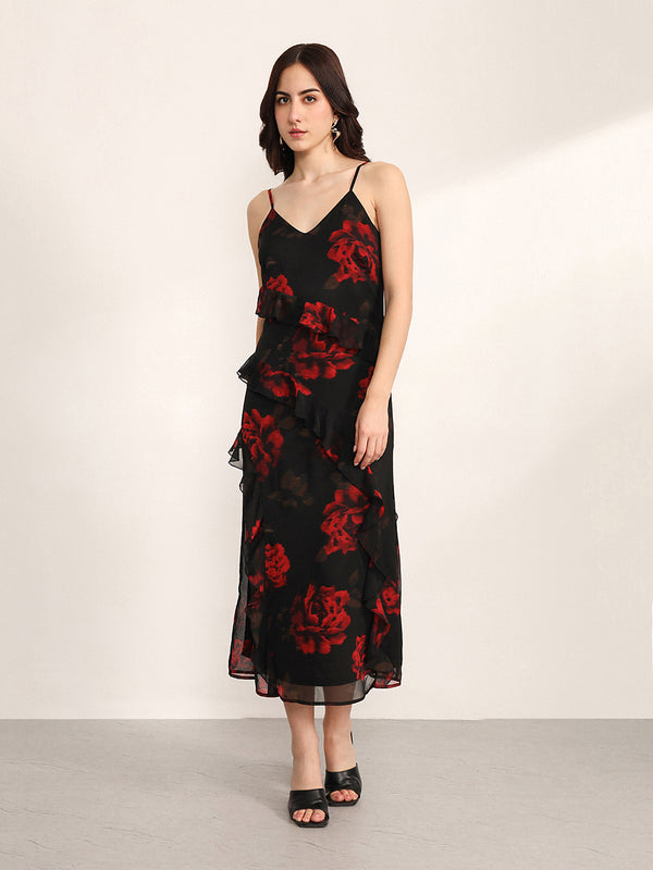 Brushstoke Maxi Dress