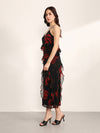 Brushstoke Maxi Dress