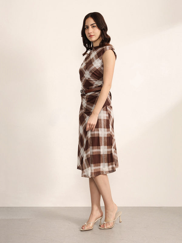 Manor Midi Dress With Belt