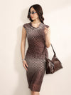 Fractal Midi Dress