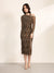 Retro 2 Midi Dress With Stole