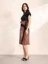 Palette Midi Dress With Belt