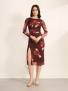 Botanical Midi Dress