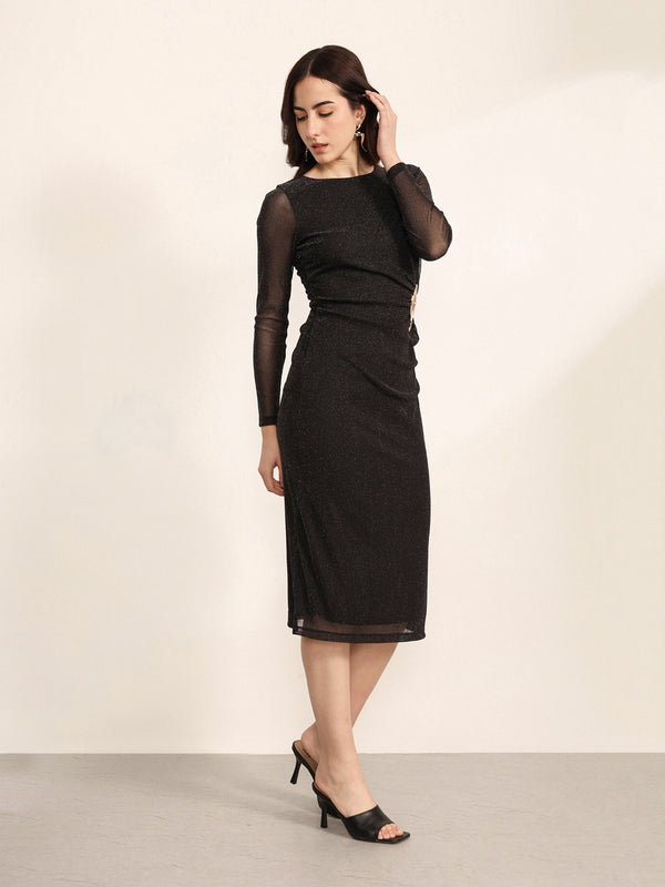 Anthracite Midi Dress