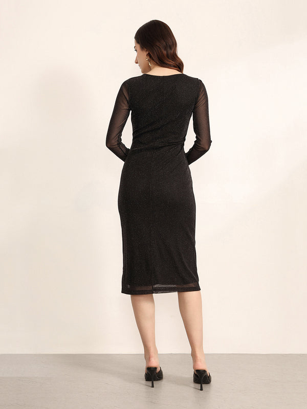 Anthracite Midi Dress