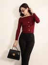 Merlot Winter Top