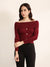 Merlot Winter Top