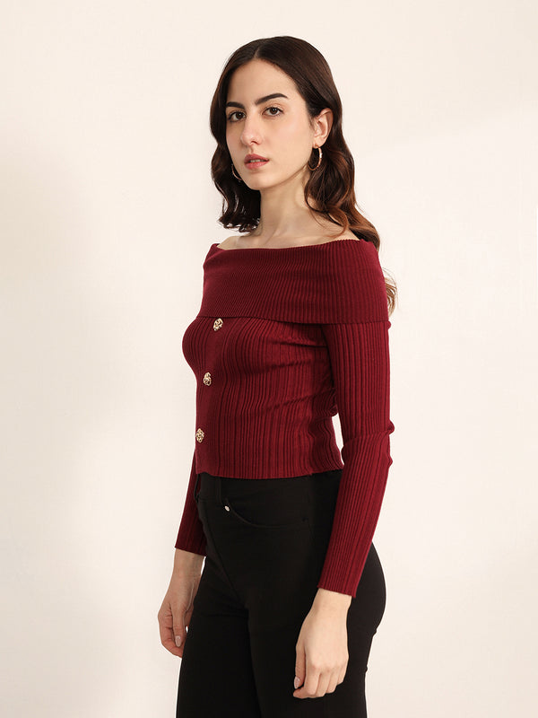 Merlot Winter Top