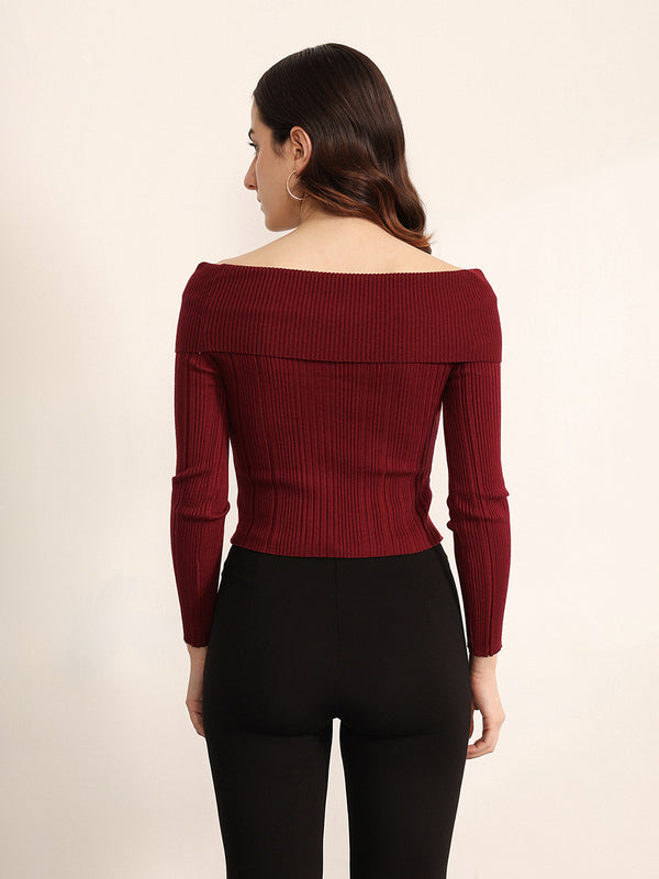 Merlot Winter Top