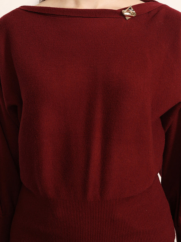 Carmine Winter Top