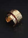 Textured Gold Cuff Bracelet