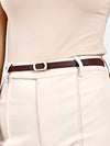 Matte Gold Buckle Belt