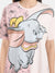 Dumbo  Disney Half And Half Printed T-Shirt
