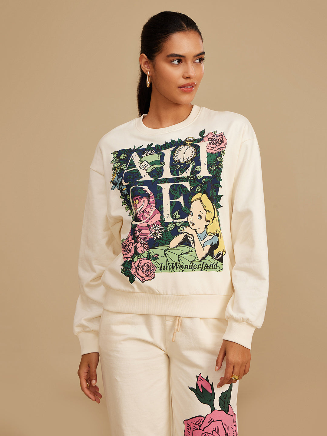 Disney Alice In Wonderland Printed Sweatshirt – KAZO