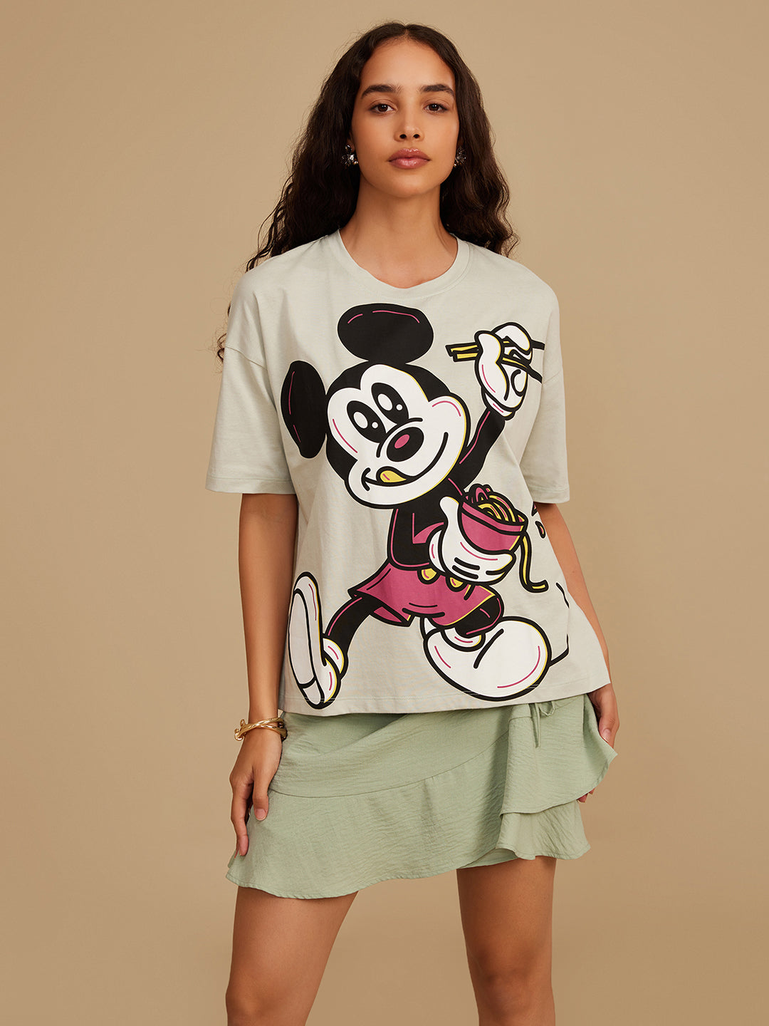 ©Disney Mickey Mouse Printed T-Shirt - Main Image