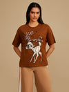 ©Disney Bambi Embroidered T-Shirt