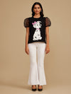 ©Disney Dalmations Organza Sleeves Top