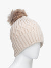 Knitted Beanie With Pom Pom