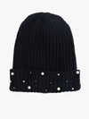 Claasic Beanie With Beads Detailing