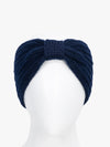 Solid Knitted Woolen Headband With Bow