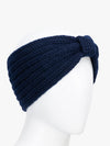 Solid Knitted Woolen Headband With Bow