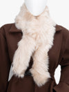 Long Wide Scarf With Soft Fur