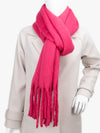 Solid Knitted Woolen Scarf