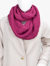 Solid Knitted Infinity Scarf