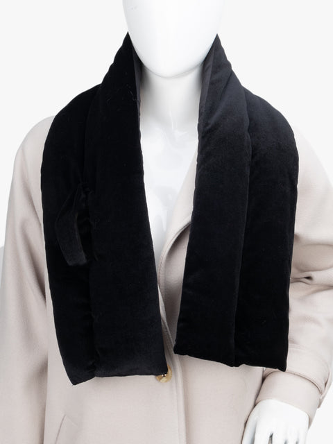 Luxury Wide Scarf With Soft Fur