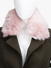 Luxury Wide Scarf With Soft Fur