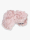 Luxury Wide Scarf With Soft Fur