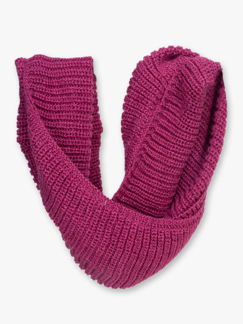 Solid Knitted Infinity Scarf