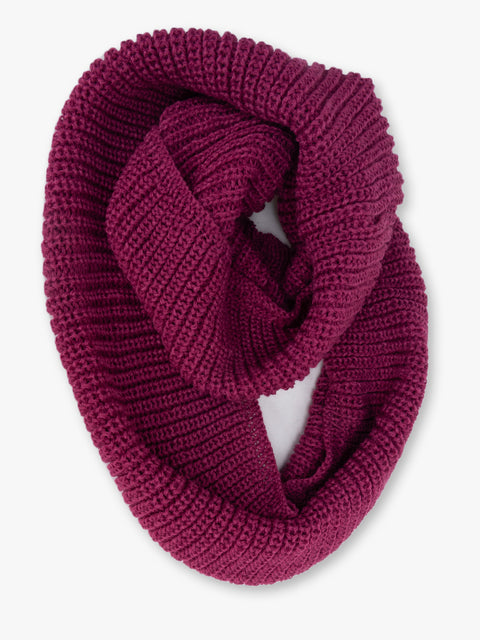 Solid Knitted Infinity Scarf