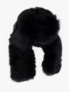 Luxury Wide Scarf With Soft Fur