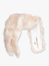 Luxury Wide Scarf With Soft Fur