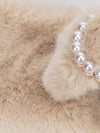 Luxury Wide Scarf With Soft Fur